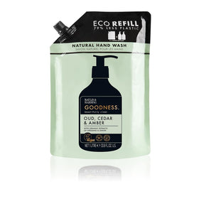 Baylis & Harding refill cap close up highlighting easy pour and spill control