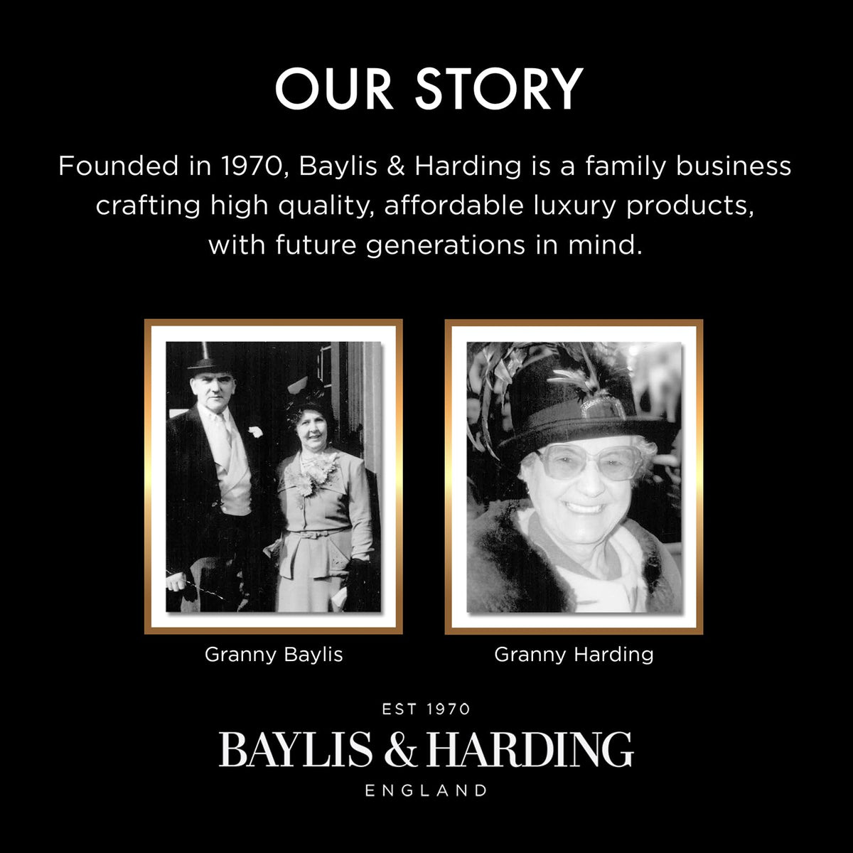 Baylis & Harding three-pack arranged to show value and consistent scent