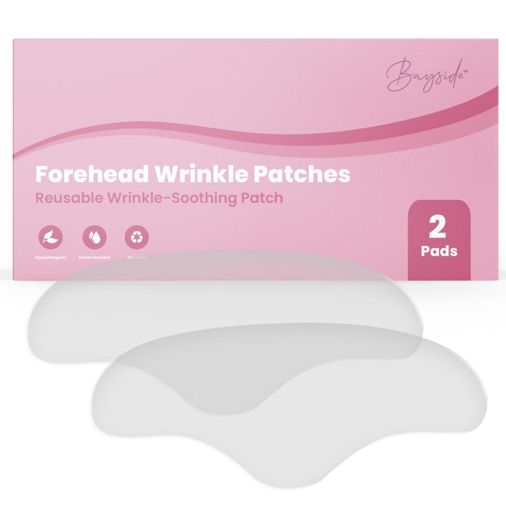 Bayside front packaging showing product and benefits for smoother forehead