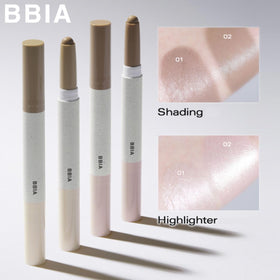 BBIA applying contour on cheek to sculpt and define features