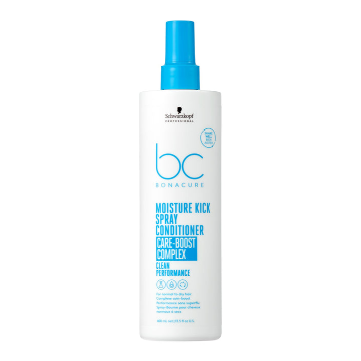 BC Bonacure front packaging showing bottle and label, convenient travel size benefit