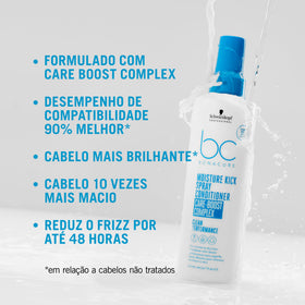 BC Bonacure mist texture closeup demonstrating lightweight glycerol hydration