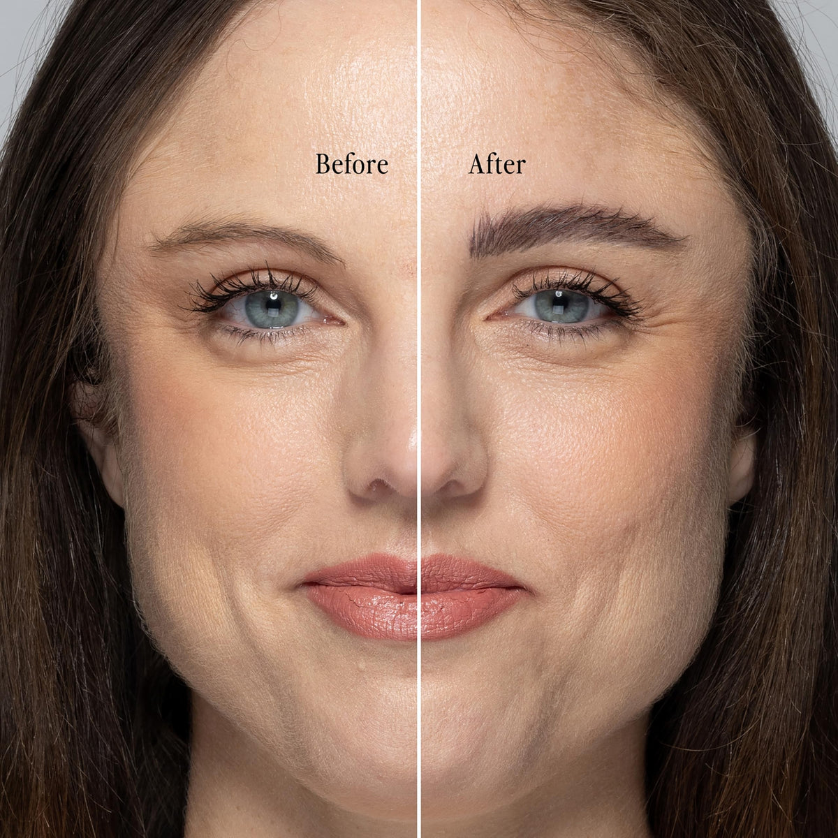 billion dollar brows sample strokes on skin showing natural texture and blend benefit