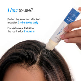 Be Bodywise before and after styled hair illustrating thicker-looking results
