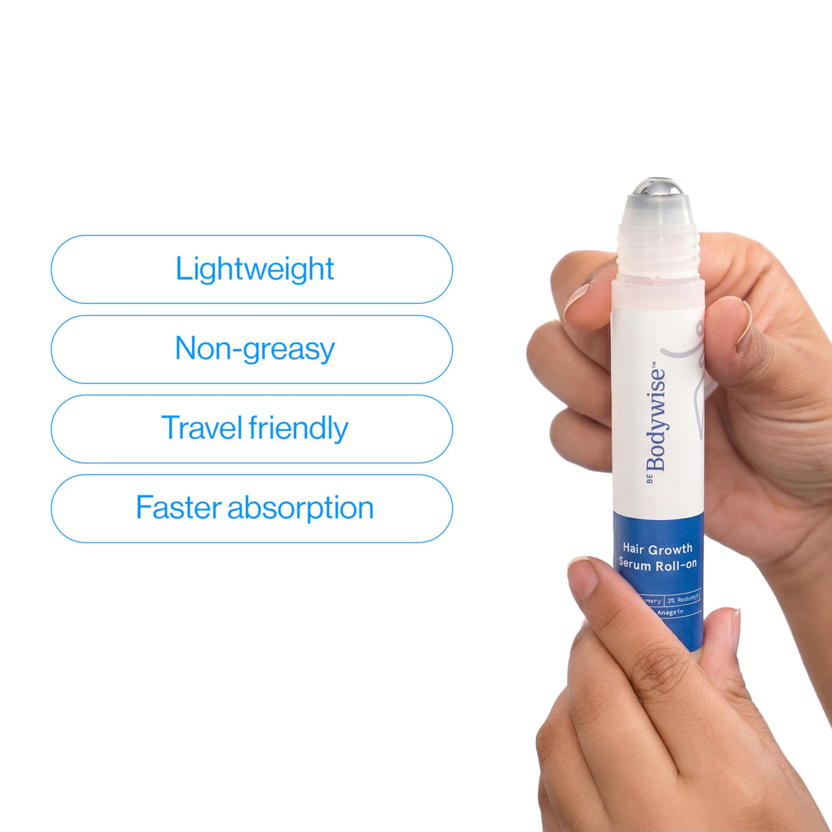 Be Bodywise bottle with travel pouch showing portability and discreet storage