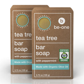 Be-One Organics front packaging showing certified organic label and benefits