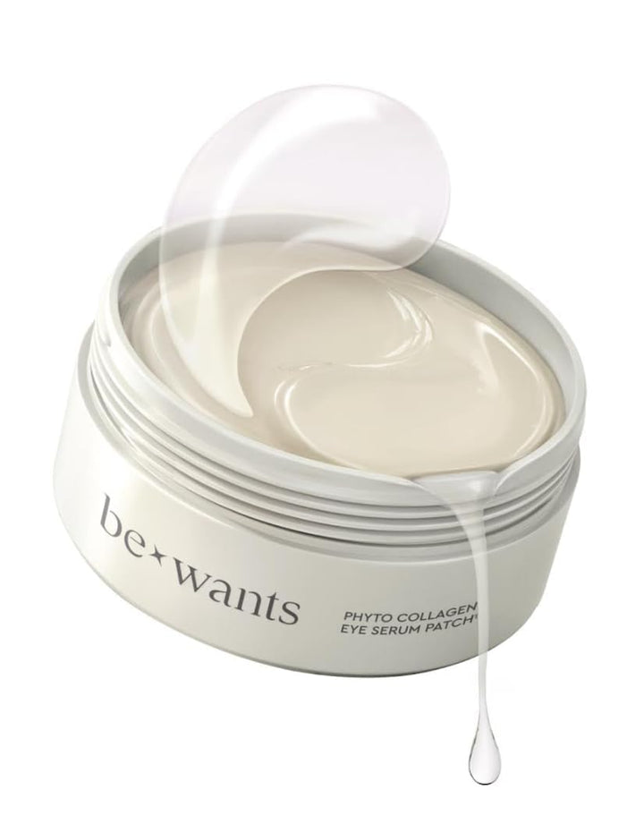 BE+WANTS front packaging showing 60 cooling hydrogel patches and benefits