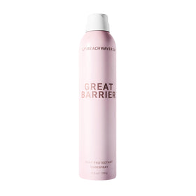 Beachwaver front packaging showing Great Barrier spray and easy styling benefit