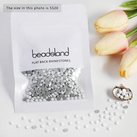BEADSLAND rhinestones decorating a tumbler, demonstrating craft enhancement benefit