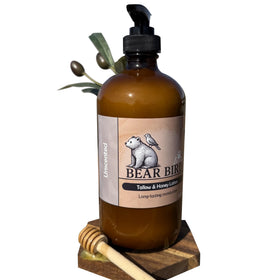 Bear Bird close-up texture revealing tallow and honey cream for rich moisture