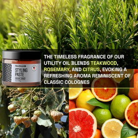 Beardbrand label close-up highlighting scent and ingredient clarity