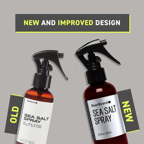Beardbrand fine mist spraying into hair for instant texture and lift benefit
