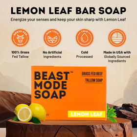 Beast Mode Soap close-up texture highlighting creamy surface and quality fats