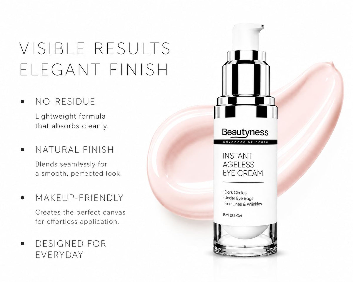 beatool before and after comparison showing reduced bags and firmer eye area