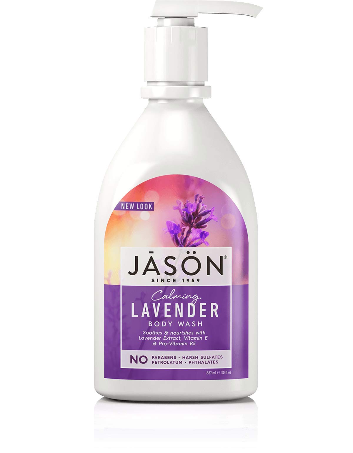 beatool Jason front bottle showing lavender scent and gentle cleansing benefit