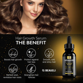 beaueli applying foam to scalp demonstrating targeted coverage benefit