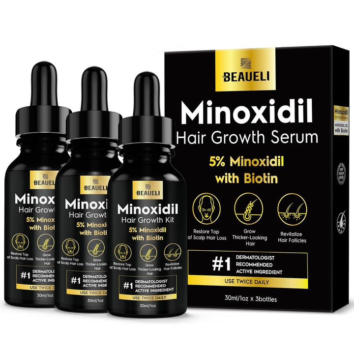 beaueli front packaging showing three bottles and full supply benefit