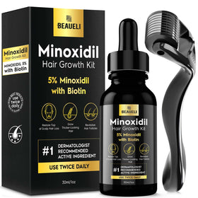 beaueli front packaging showing black kit and clear product benefits