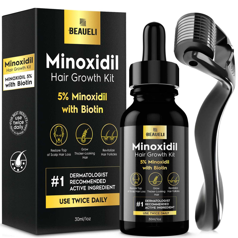 beaueli front packaging showing black kit and clear product benefits