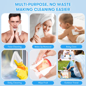 Beauntangly towels in travel kit illustrating portability and hygienic convenience