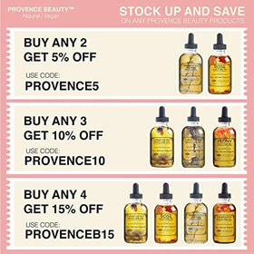 BEAUTE DE PROVENCE label detail showing key ingredients and clean formulation benefits