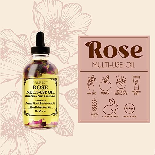 BEAUTE DE PROVENCE oil pour texture demonstrating lightweight absorption benefit