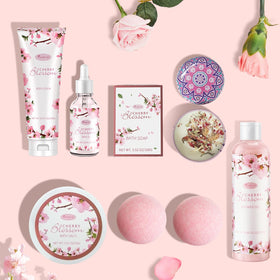 Beautifier Life bath bombs and bath salts displayed for a relaxing soak benefit