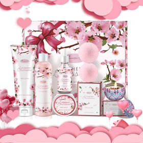 Beautifier Life open gift box layout displaying all seven pieces for gifting