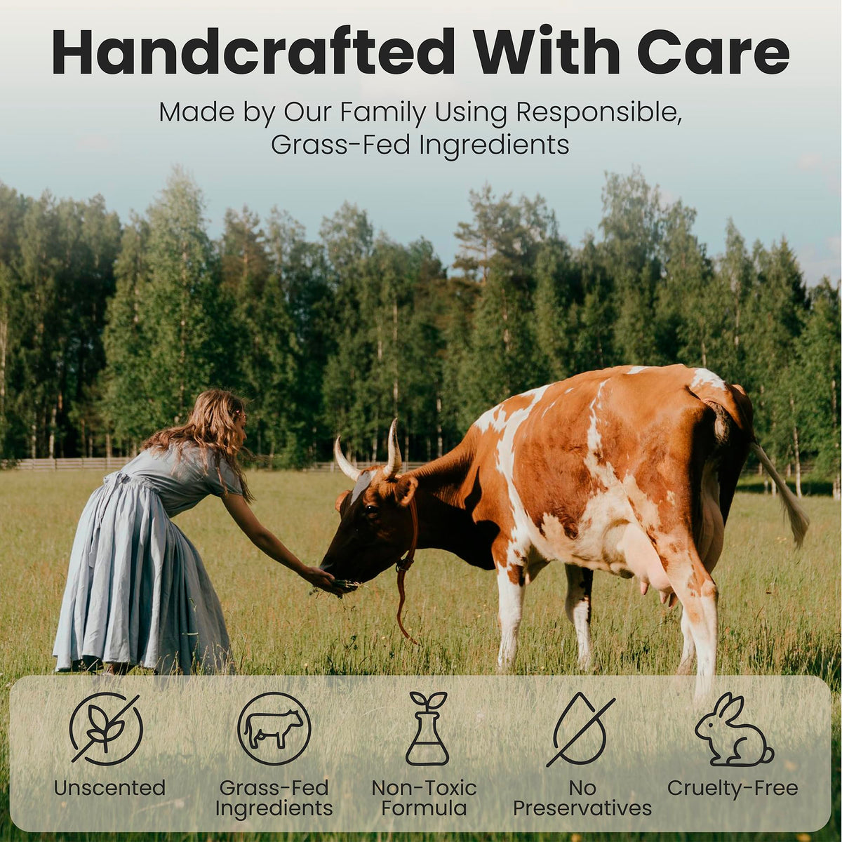 Beautiful Being ingredient label close-up showing minimal clean formula benefit