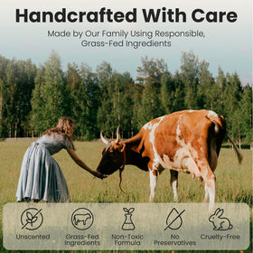 Beautiful Being ingredient label close-up showing minimal clean formula benefit