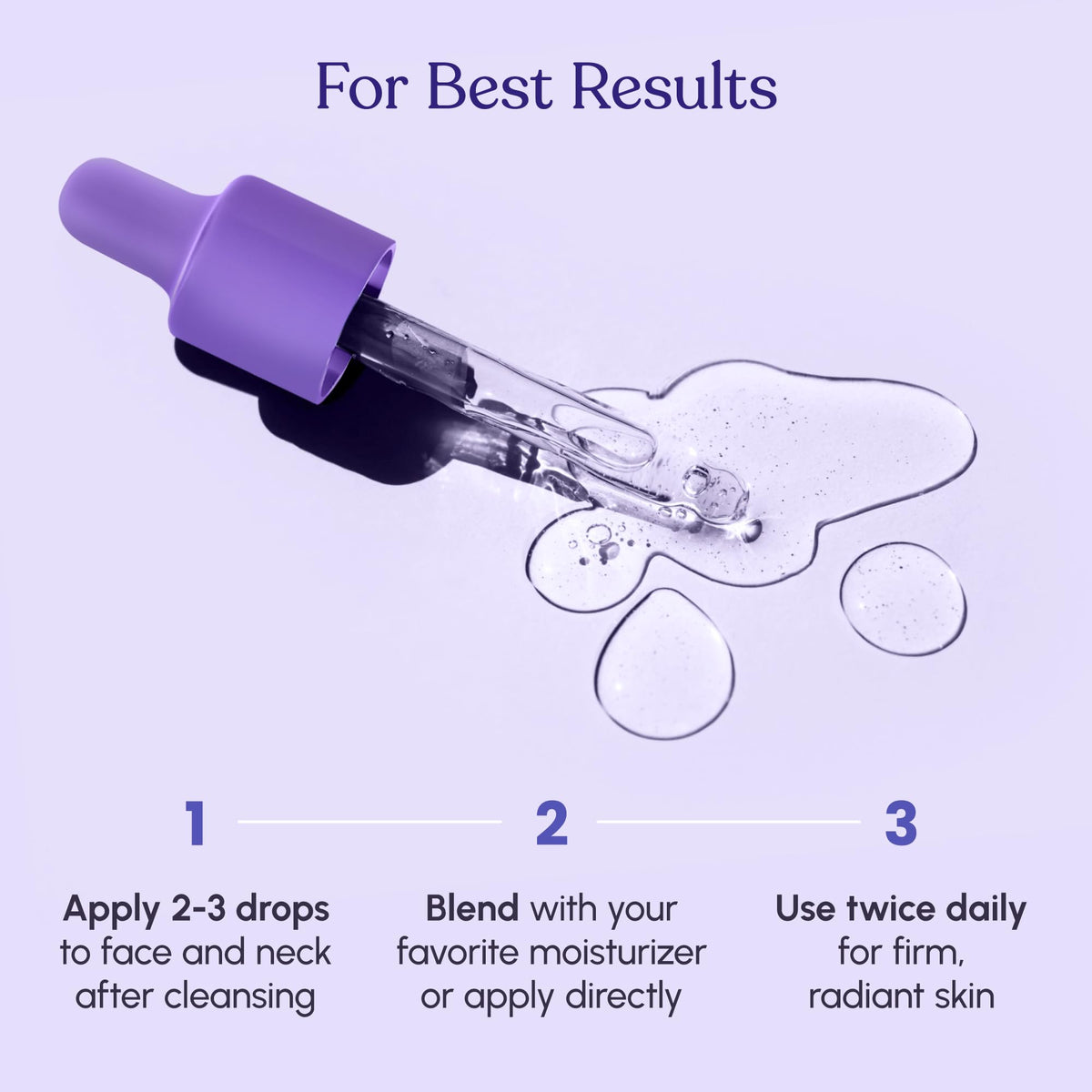 Beautiste applying serum under-eye to reduce hollow appearance benefit