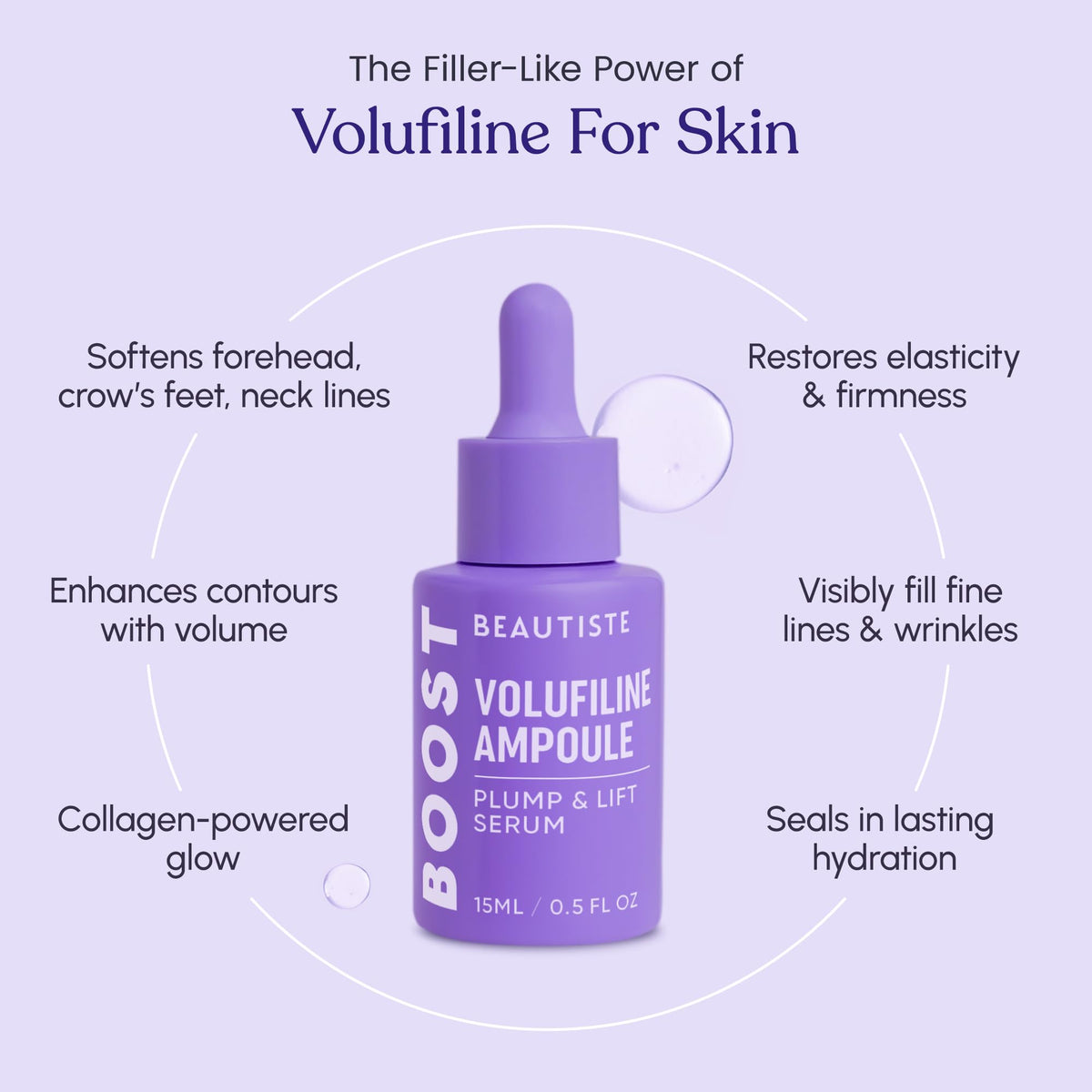 Beautiste dropper dispensing a few drops demonstrating precise targeted application benefit