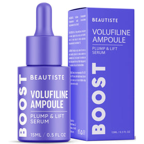 Beautiste bottle front packaging showing product and clean design benefit: clear identification