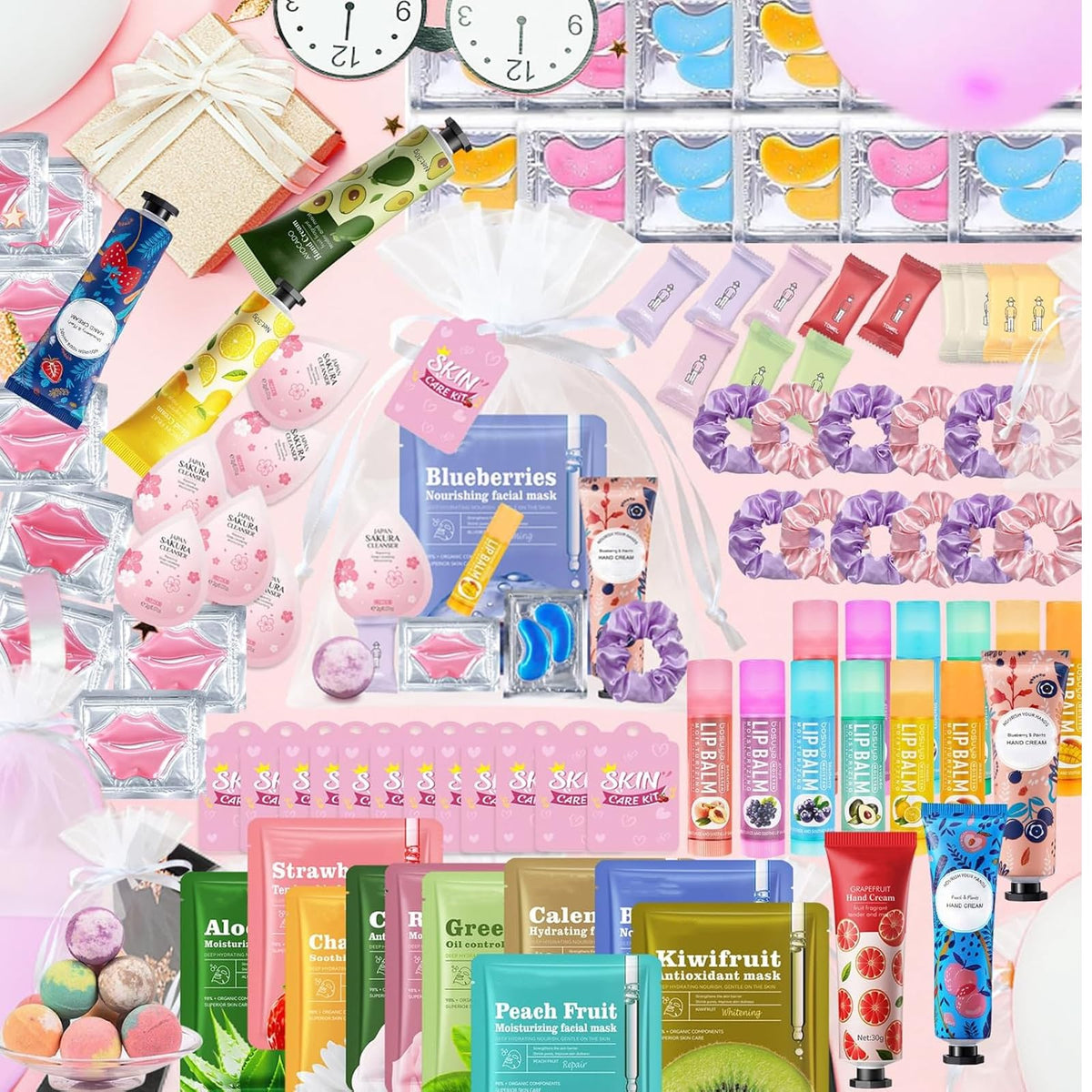 Beauty Bar kit next to a hand to show scale and portable convenience