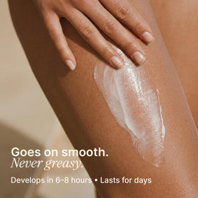 Beauty by Earth before and after arms showing gradual sun-kissed results