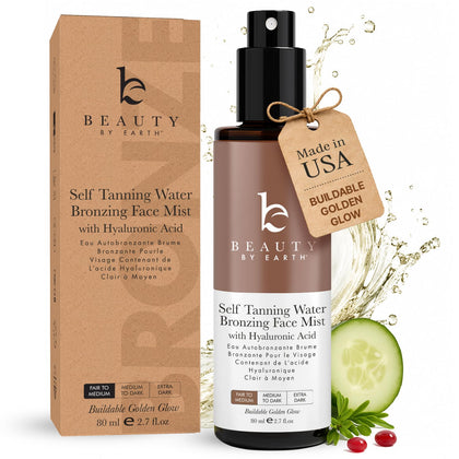 Beauty by Earth front packaging showing product benefits and clean ingredients