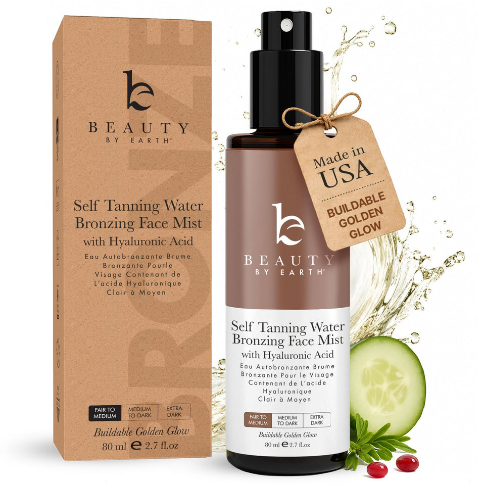 Beauty by Earth front packaging showing product benefits and clean ingredients