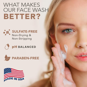 Beauty by Earth label close-up highlighting ingredients and clean formulation benefits