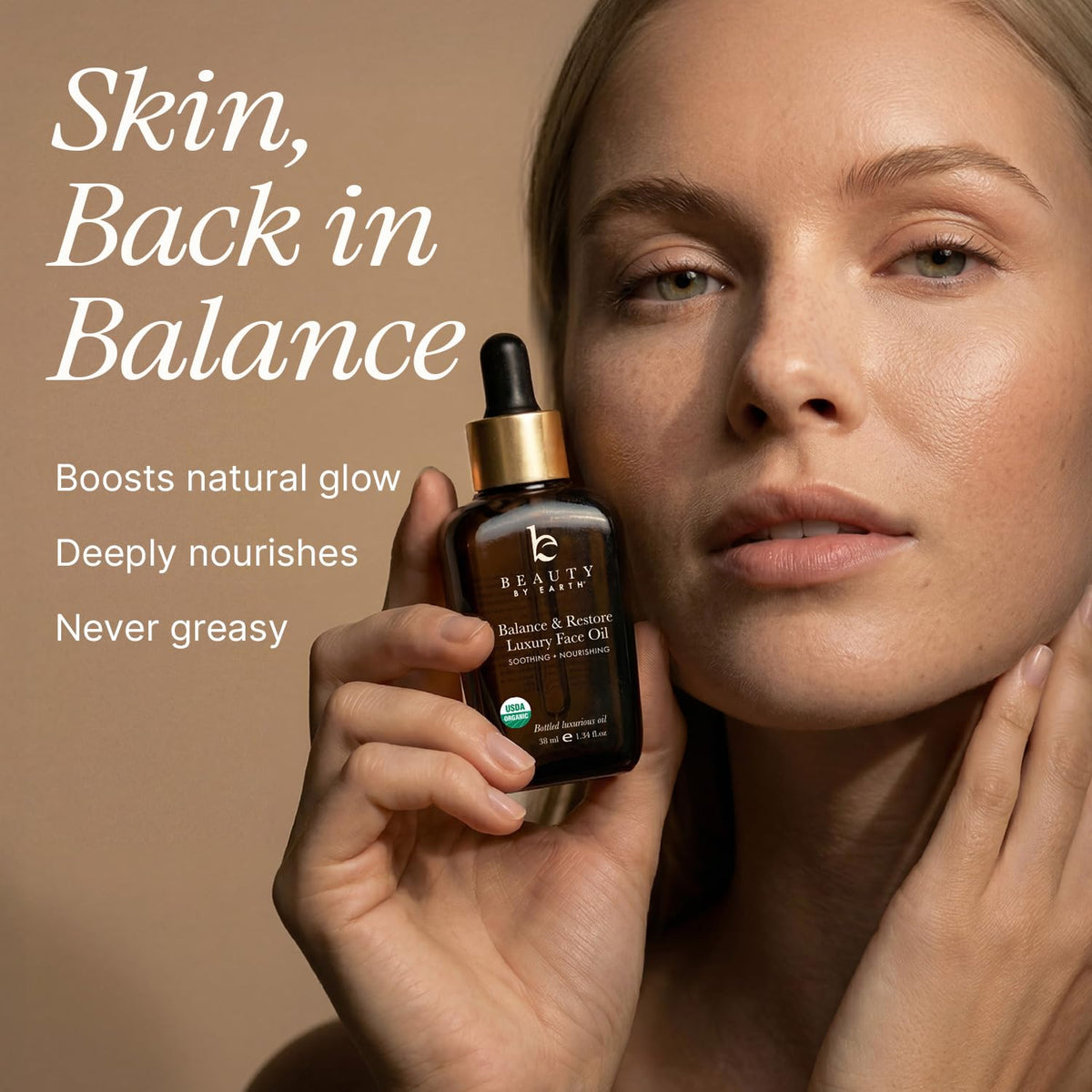 Beauty by Earth close-up of rosehip oil texture for nourishment