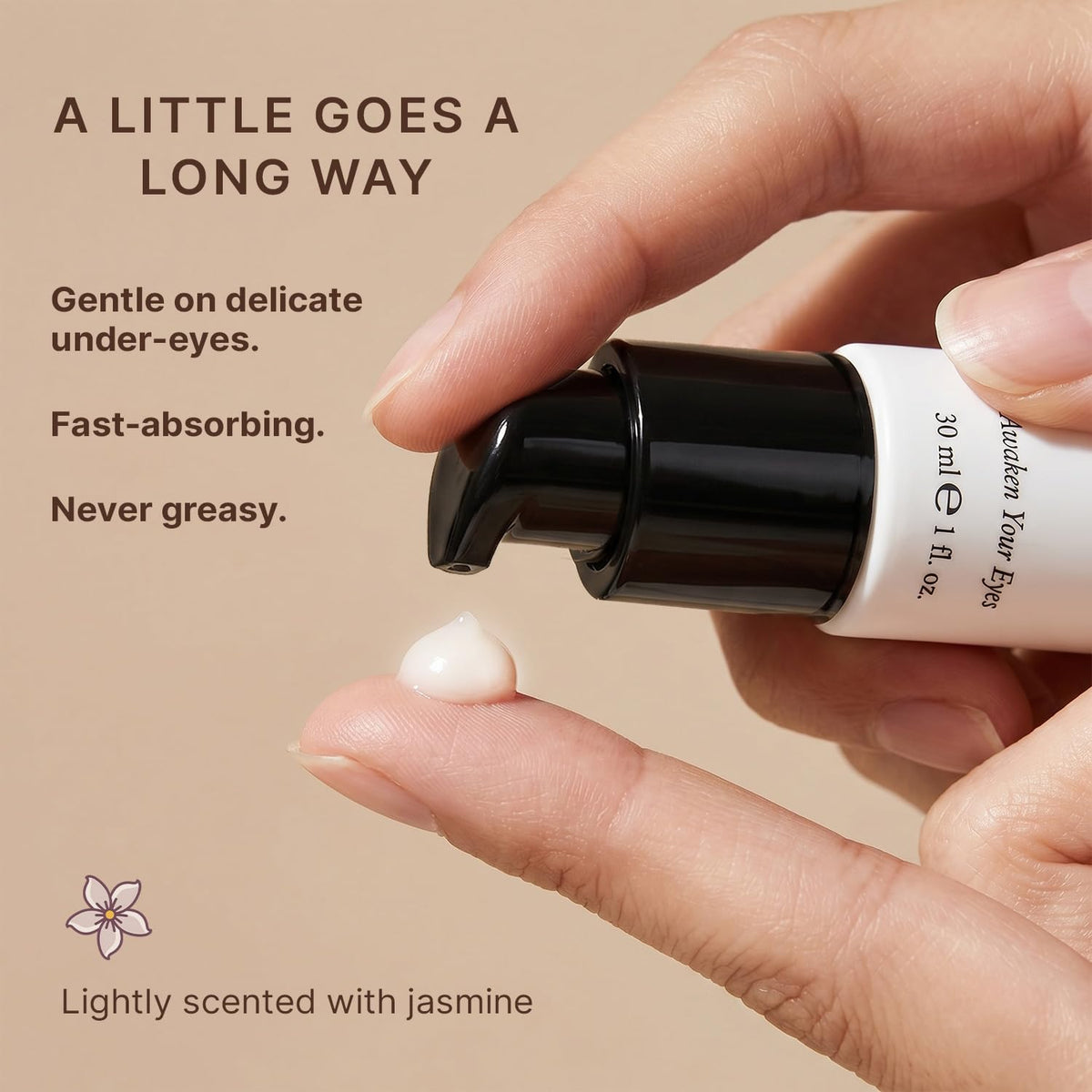 Beauty by Earth jar next to a coin to show compact size and easy portability