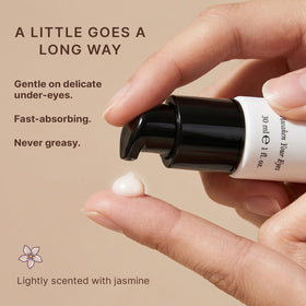 Beauty by Earth jar next to a coin to show compact size and easy portability