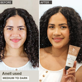 Beauty by Earth face tanner pump and texture close-up highlighting smooth application
