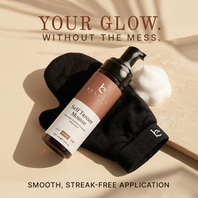Beauty by Earth mousse texture close-up showing lightweight absorption