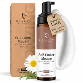 Beauty by Earth front bottle showing label and clean packaging benefit