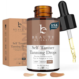Beauty by Earth bottle front packaging showing label and benefits