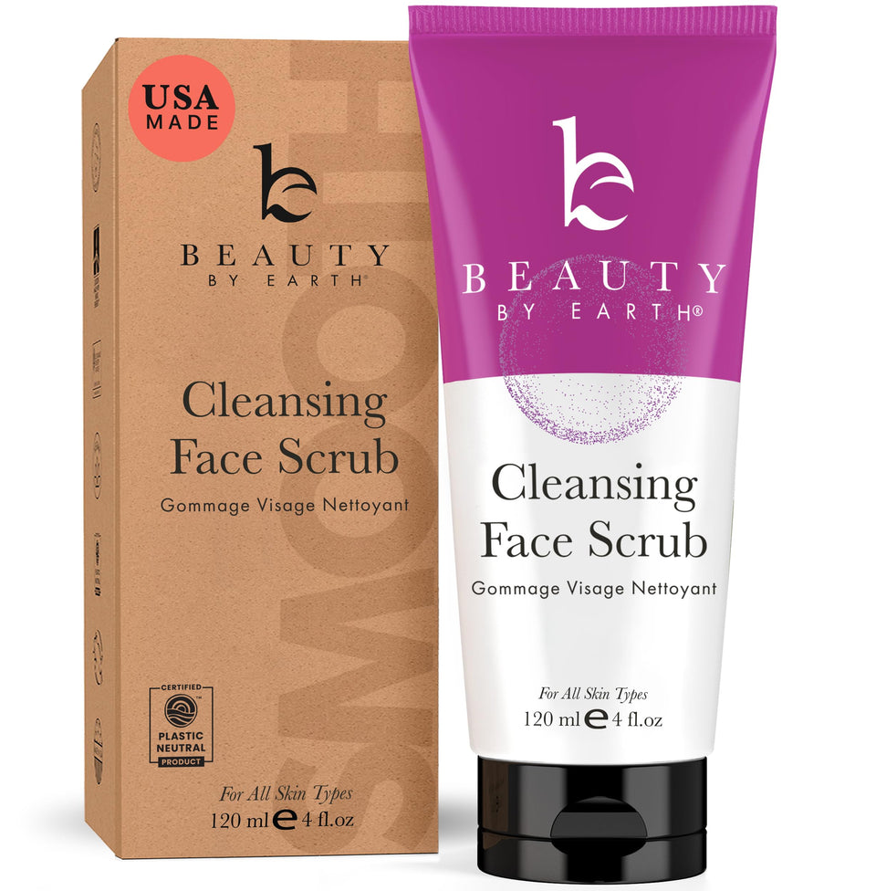 Beauty by Earth front packaging showing product and clean ingredients benefits