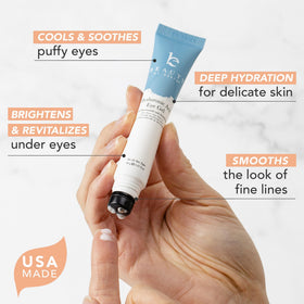 Beauty by Earth gel texture close-up showing lightweight hydration