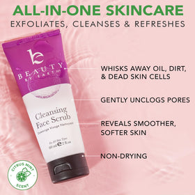 Beauty by Earth in hand to show 2 fl oz travel-friendly size