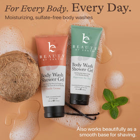 Beauty by Earth botanical ingredients styled with peppermint and chamomile showing natural ingredient benefit