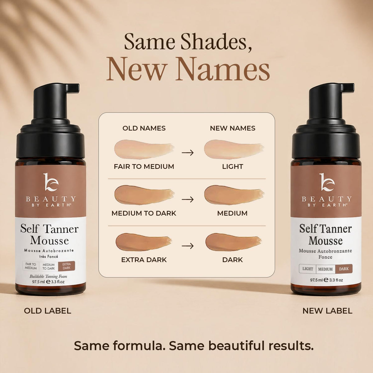 Beauty by Earth ingredients label close-up showing natural and organic components benefit